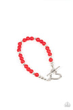 Paparazzi Following My Heart - Red - Veronica's Jewelry Paradise, LLC