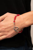 Paparazzi Following My Heart - Red - Veronica's Jewelry Paradise, LLC