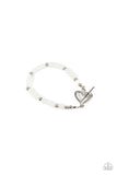 Paparazzi Following My Heart - White - Veronica's Jewelry Paradise, LLC
