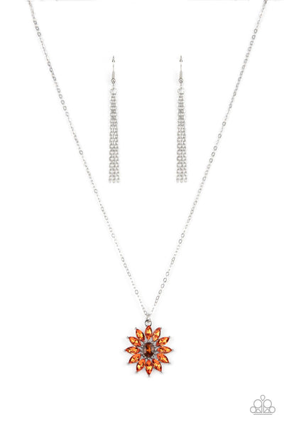 Paparazzi Formal Florals - Orange - Veronica's Jewelry Paradise, LLC