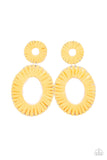 Paparazzi Foxy Flamenco - Yellow - Veronica's Jewelry Paradise, LLC