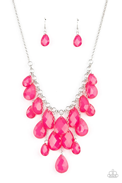 Paparazzi Front Row Flamboyance - Pink - Veronica's Jewelry Paradise, LLC