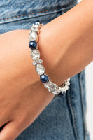 Paparazzi Frosted Finery - Blue - Veronica's Jewelry Paradise, LLC