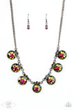 Paparazzi GLOW-Getter Glamour - Multi Oil Spill Necklace