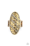Paparazzi Galactic Glitz - Brass - Veronica's Jewelry Paradise, LLC