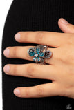 Paparazzi Garden Escapade - Blue Petals Ring