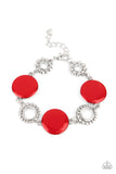 Paparazzi Garden Regalia - Red - Veronica's Jewelry Paradise, LLC