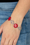Paparazzi Garden Regalia - Red - Veronica's Jewelry Paradise, LLC