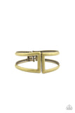 Paparazzi Geo Glam - brass - Veronica's Jewelry Paradise, LLC
