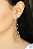Paparazzi Geometric Maven - Brass - Veronica's Jewelry Paradise, LLC