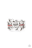 Paparazzi Give Me AMOR - Red - Veronica's Jewelry Paradise, LLC