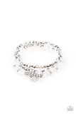 Paparazzi Glacial Glimmer - White - Veronica's Jewelry Paradise, LLC