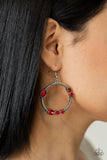 Paparazzi Glamorous Garland - Red - Veronica's Jewelry Paradise, LLC