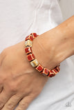 Paparazzi Glaze Craze - Red - Veronica's Jewelry Paradise, LLC