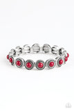 PAPARAZZI GLOBETROTTER GOALS - RED - Veronica's Jewelry Paradise, LLC