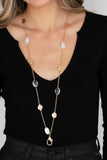 Paparazzi Glossy Glamorous - White - Veronica's Jewelry Paradise, LLC