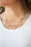 Paparazzi Going in Circles - Rose Gold - Veronica's Jewelry Paradise, LLC