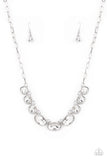 Paparazzi Gorgeously Glacial - White - Veronica's Jewelry Paradise, LLC