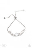 Paparazzi Gorgeously Glitzy - White - Veronica's Jewelry Paradise, LLC