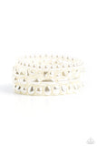Paparazzi Gossip PEARL - White