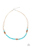 Paparazzi Groundbreaking Glamour - Blue - Veronica's Jewelry Paradise, LLC