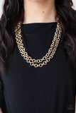 Paparazzi Grunge Goals - Gold - Veronica's Jewelry Paradise, LLC