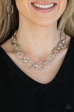 Paparazzi HAUTE-ly Contested - Silver - Veronica's Jewelry Paradise, LLC