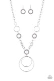 Paparazzi HOOP du Jour - Silver - Veronica's Jewelry Paradise, LLC