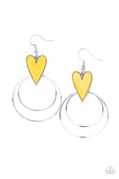 Paparazzi Happily Ever Hearts - Yellow - Veronica's Jewelry Paradise, LLC