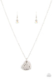Paparazzi Happily Heartwarming - White - Veronica's Jewelry Paradise, LLC