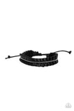 Paparazzi Hard to PLEATS - Black - Veronica's Jewelry Paradise, LLC