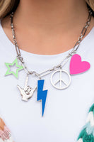 Paparazzi FF APR Haute Hippie - Multi Charm Necklace