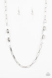 Paparazzi Have I Made Myself Clear? - White - Veronica's Jewelry Paradise, LLC