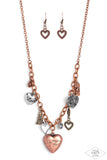 Paparazzi BLACK DIAMOND Heart Of Wisdom - Multi Necklace