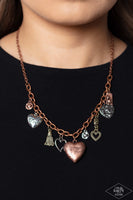 Paparazzi BLACK DIAMOND Heart Of Wisdom - Multi Necklace