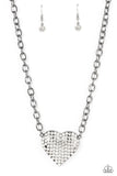 Paparazzi Heartbreakingly Blingy - Black - Veronica's Jewelry Paradise, LLC