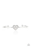 Paparazzi Heart of Ice - White - Veronica's Jewelry Paradise, LLC