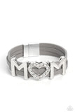 Paparazzi Heart of Mom - Silver