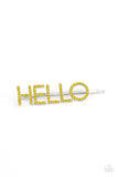 Paparazzi Hello There - Yellow - Veronica's Jewelry Paradise, LLC