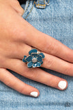 Paparazzi Hibiscus Holiday - Blue - Veronica's Jewelry Paradise, LLC