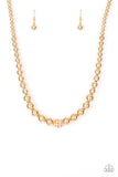 Paparazzi High-Stakes FAME - Gold - Veronica's Jewelry Paradise, LLC
