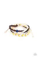 Paparazzi Hipster Hideaway - Blue Grassy Urban Bracelet