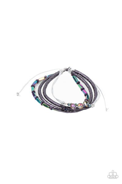 Paparazzi Holographic Hike - Multi (oil spill beads) - Veronica's Jewelry Paradise, LLC