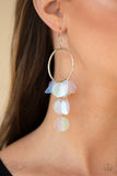 Paparazzi Black Diamond Holographic Hype - Multi Iridescent Sequins Earrings