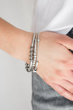 Paparazzi Industrial Instincts - Silver - Veronica's Jewelry Paradise, LLC