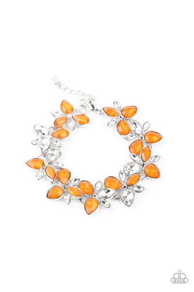 Paparazzi Ice Garden - Orange - Veronica's Jewelry Paradise, LLC