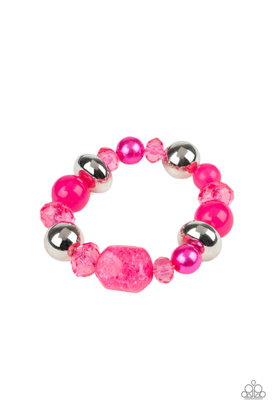 Paparazzi Ice Ice-Breaker - Pink - Veronica's Jewelry Paradise, LLC