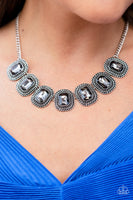 Paparazzi CONVENTION Iced Iron - Silver Necklace