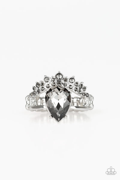 Paparazzi If The Crown Fits - Silver - Veronica's Jewelry Paradise, LLC