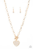 Paparazzi If You LUST - Gold - Veronica's Jewelry Paradise, LLC